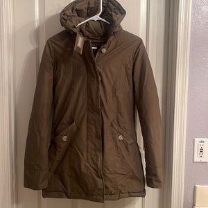 Woolrich Down Coat XS olive